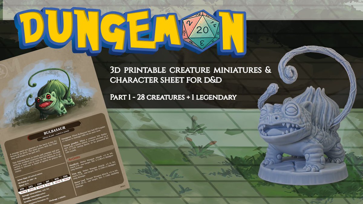 Dungemons's tweet photo. The Kickstarter for the 3D minis of the project is ON. Check it out trainers!!

https://t.co/eb6Q24Uwzr https://t.co/2nsfKVR5hk