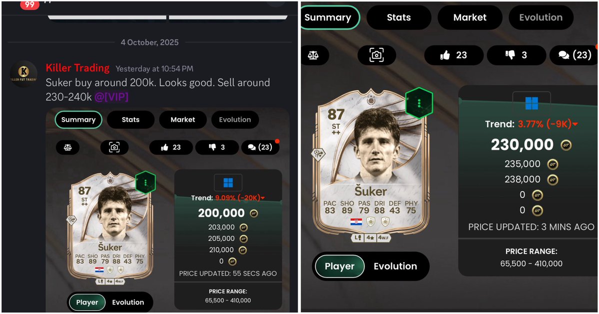 KillerFutCoins's tweet image. Who wants a free spot? I&apos;ll give out 1 week access to someone that:

- Follow me &amp;amp; @KFutCoins 
- Comments &quot;Done&quot;
- Retweets and Likes this post

GOODLUCK🔥