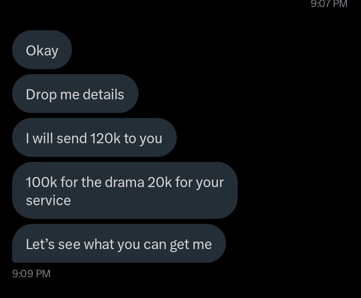 Victor_Akanz's tweet photo. Should we share 100K tonight or wait till tomorrow? 
It's N5000 for 20 people though 

Repost if you re active ⚡ https://t.co/5APZEioxTI