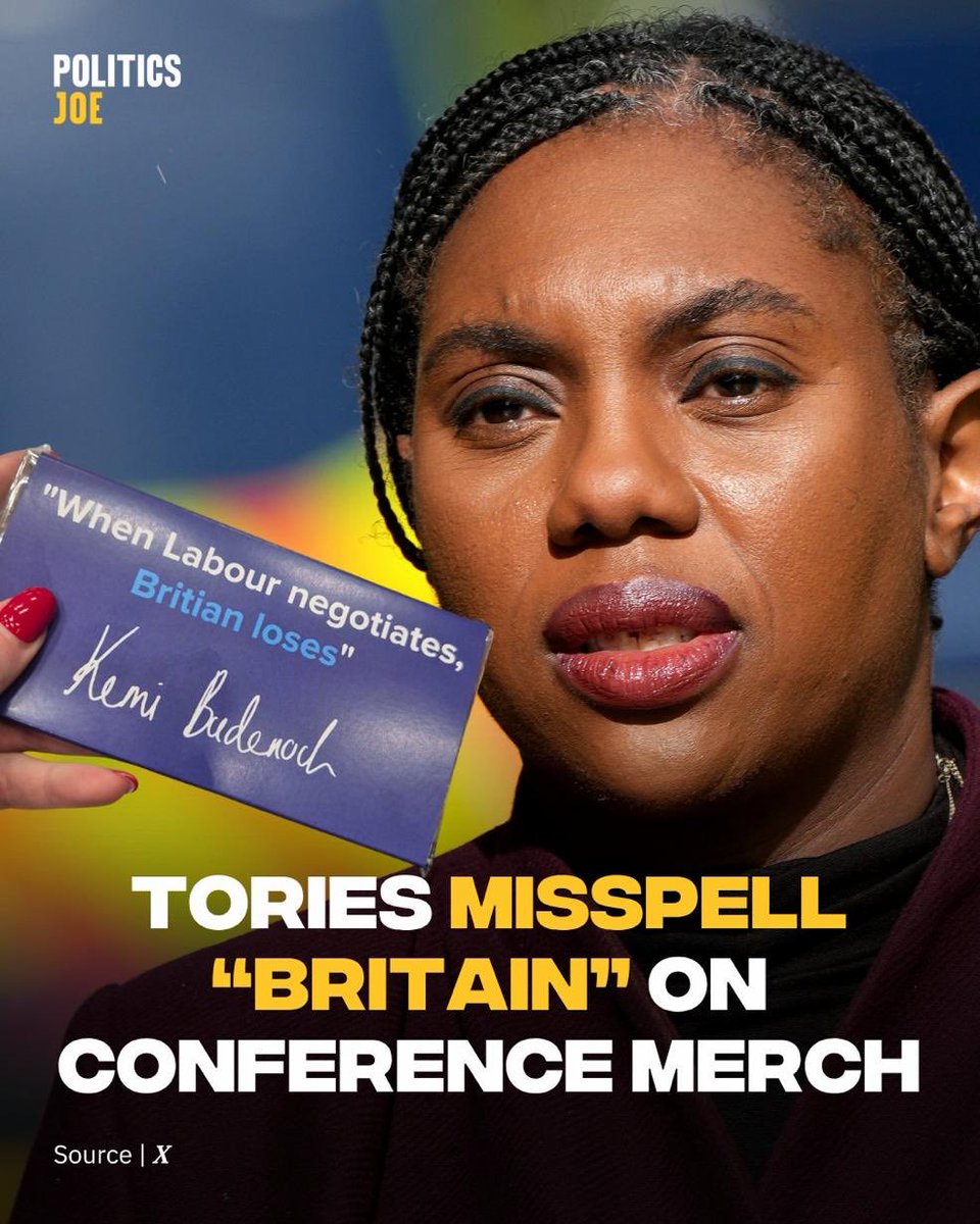 Laurence Fox (@lozzafox) on Twitter photo This is a total embarrassment for the <a href="/Conservatives/">Conservatives</a>.
They talk of patience and long term thinking.
Doesn’t that start with being able to spell the name of the nation you seek to represent?
<a href="/KemiBadenoch/">Kemi Badenoch</a> needs to fire a lot of people. This is a total embarrassment for the <a href="/Conservatives/">Conservatives</a>.
They talk of patience and long term thinking.
Doesn’t that start with being able to spell the name of the nation you seek to represent?
<a href="/KemiBadenoch/">Kemi Badenoch</a> needs to fire a lot of people.