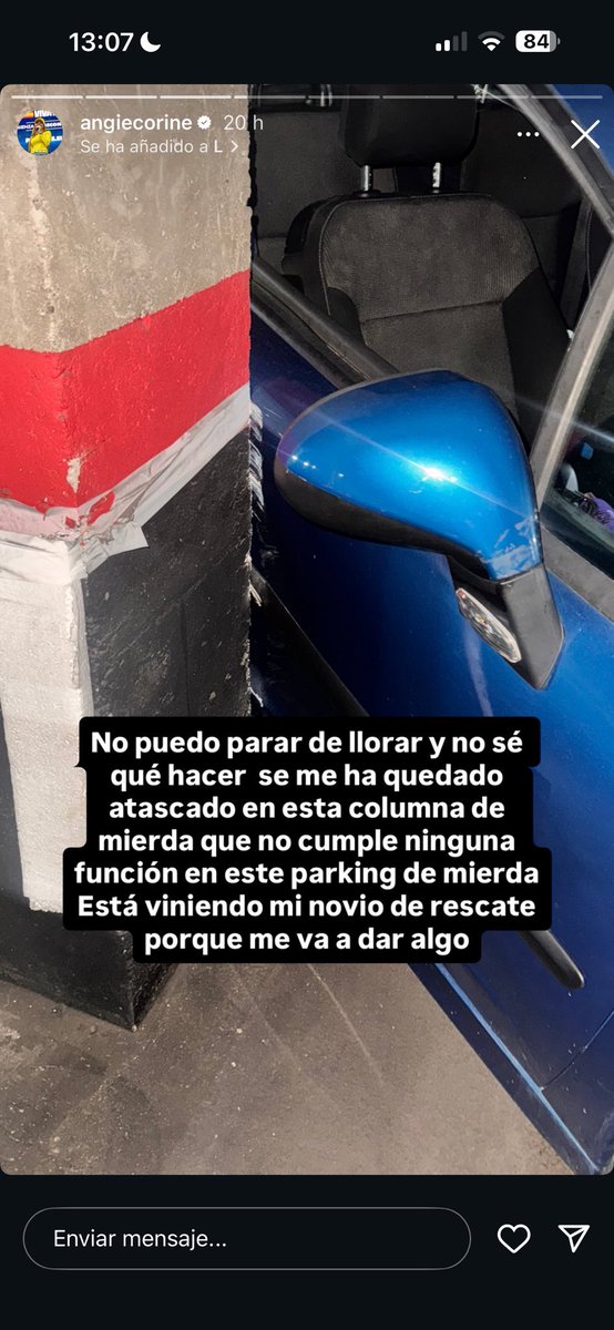 Estoy llorando, la pava despues del videoclip destrozo el coche. 😭😭