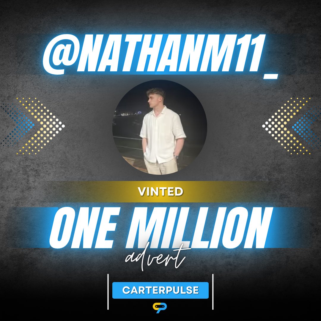 CarterPulseEU's tweet image. LETS GO NATHAN!! 

Nathan hasn&apos;t been holding back with the clothes or his ads and did an amazing advert for Vinted 🔥

His short and snappy video for Vinted people loved and the results are showing in the views. 

Keep up the amazing work Nathan, a huge achievement! 👏