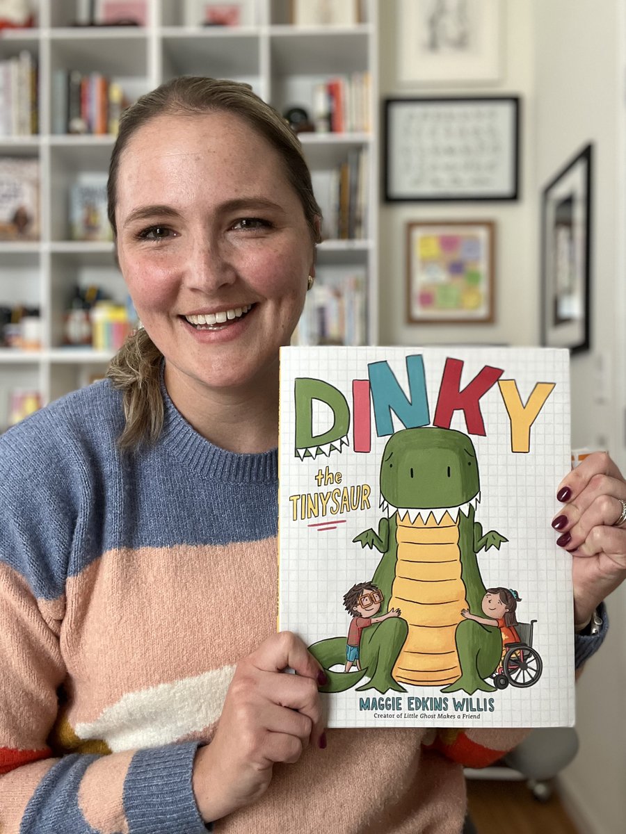 SimonKIDS's tweet image. On today&apos;s #ReadyToRead, author and illustrator Maggie Edkins Willis reads aloud from #DinkyTheTinysaur!

Watch now: bit.ly/4oaRtce