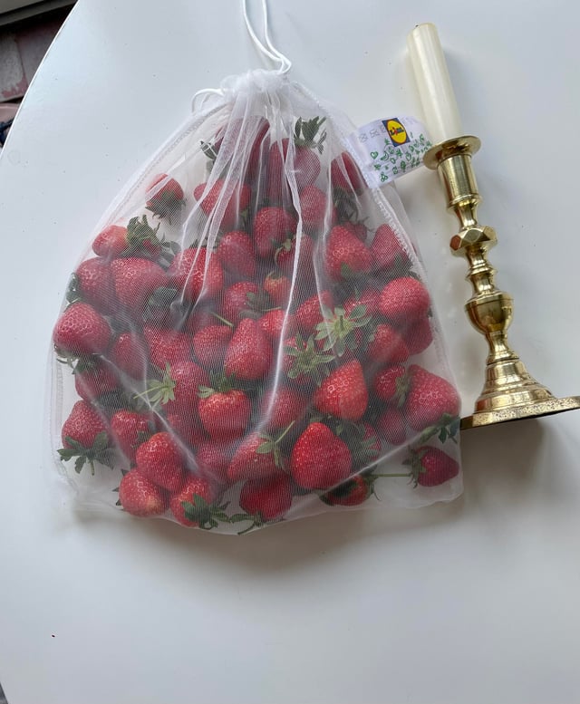 The woman I'm dating gave me freshly harvested strawberries and a candle stand. What does this mean...