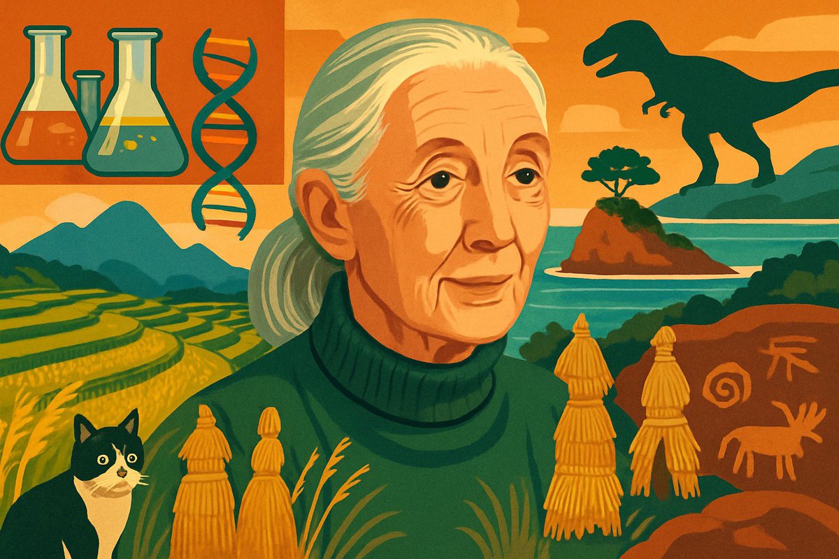 Jane Goodall's last interview released: "Don't lose hope." Today's stories prove she was right. 
Take a moment to listen to her words:

daybreaknotesandbeans.substack.com/p/dont-lose-ho…