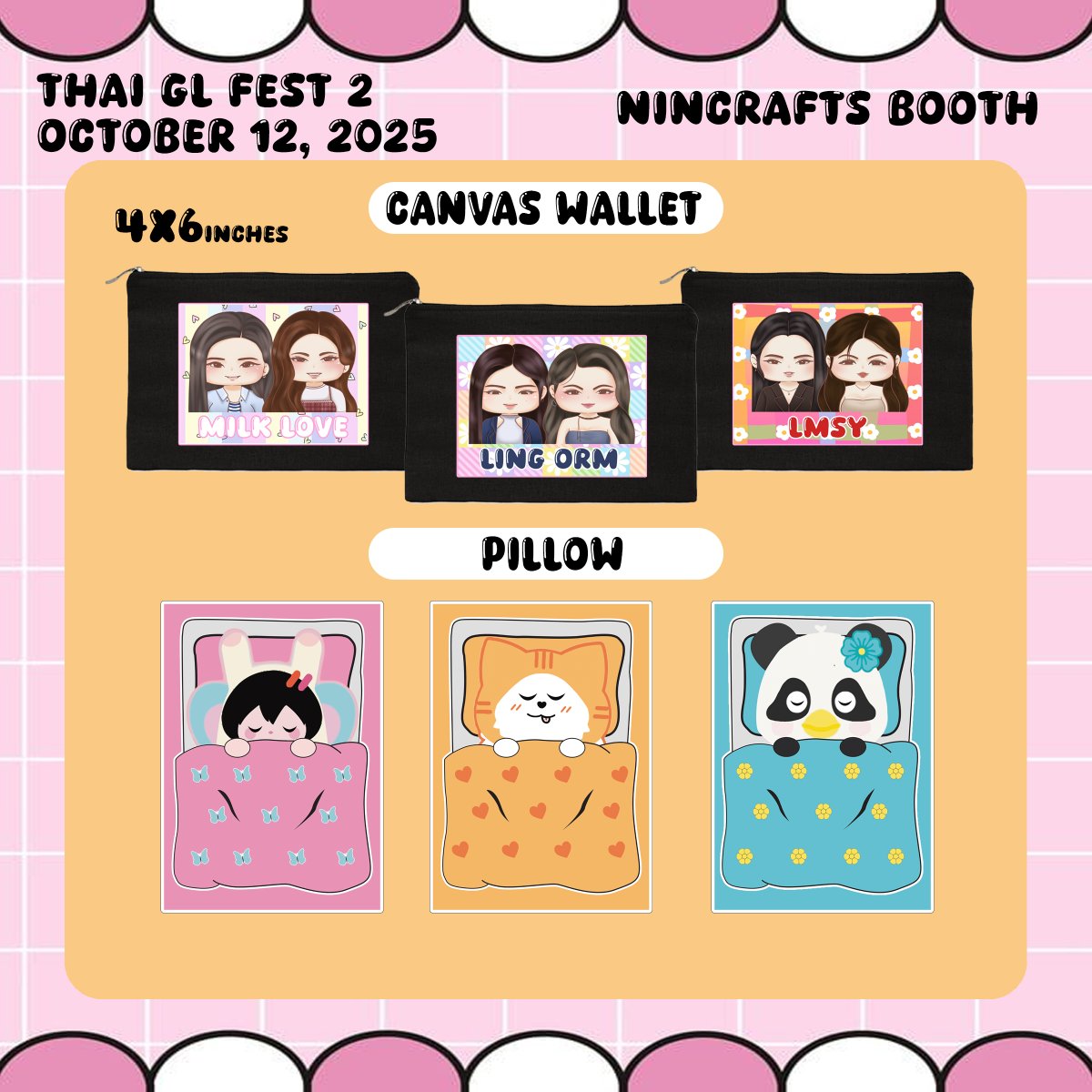 NinCraftsss's tweet photo. 6 Days to Go Before Thai GL Fest 2! 
We’re so excited to see you there, and we’re sure you’ll love what we’ve prepared for our booth!

You can pre-order now and pick up at the event, just send us a DM!
📍 Event Location: Ayala Malls The 30th
📅 Date: October 12, 2025

See you! https://t.co/Y4T9qPIwPV