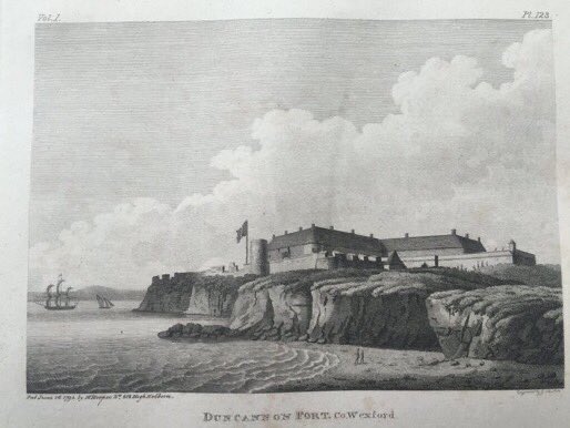 jdmccafferty's tweet image. 6 Oct 1644: The garrison of Duncannon fort #Wexford mutiny against Sir Laurence Esmond, &amp;amp; go over to Parliament #otd (BL/Grose)  The fort was a highly important strategic position controlling access to New Ross, Waterford &amp;amp; many other places.