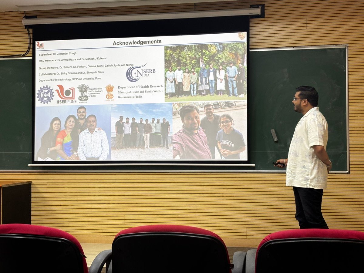 jeetchem's tweet image. When lab mates get super creative in designing figures, they start showing their talent in cakes as well 😊! Congratulations @soumya_swastik3 for your pre-synopsis presentation.