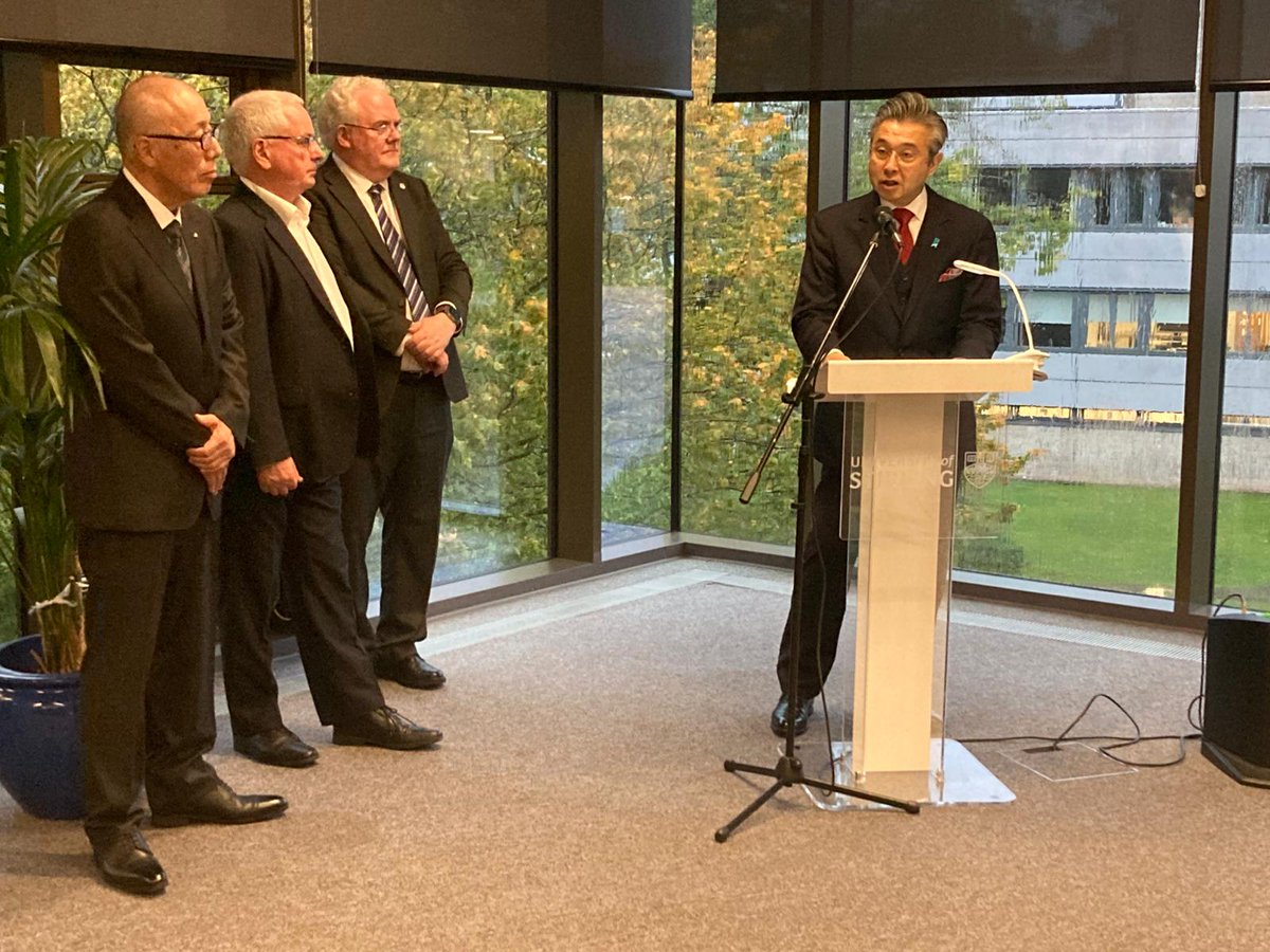 Hiroshi Suzuki (@ambjapanuk) on Twitter photo Great pleasure to visit <a href="/StirUni/">University of Stirling</a>! Honoured to join Chancellor Lord McConnell, Principal and Vice-Chancellor Professor Sir Gerry McCormac, and Director Nose from the National Peace Memorial Halls for the Atomic Bomb Victims to attend the opening of “Remembered: 80 years since the Great pleasure to visit <a href="/StirUni/">University of Stirling</a>! Honoured to join Chancellor Lord McConnell, Principal and Vice-Chancellor Professor Sir Gerry McCormac, and Director Nose from the National Peace Memorial Halls for the Atomic Bomb Victims to attend the opening of “Remembered: 80 years since the