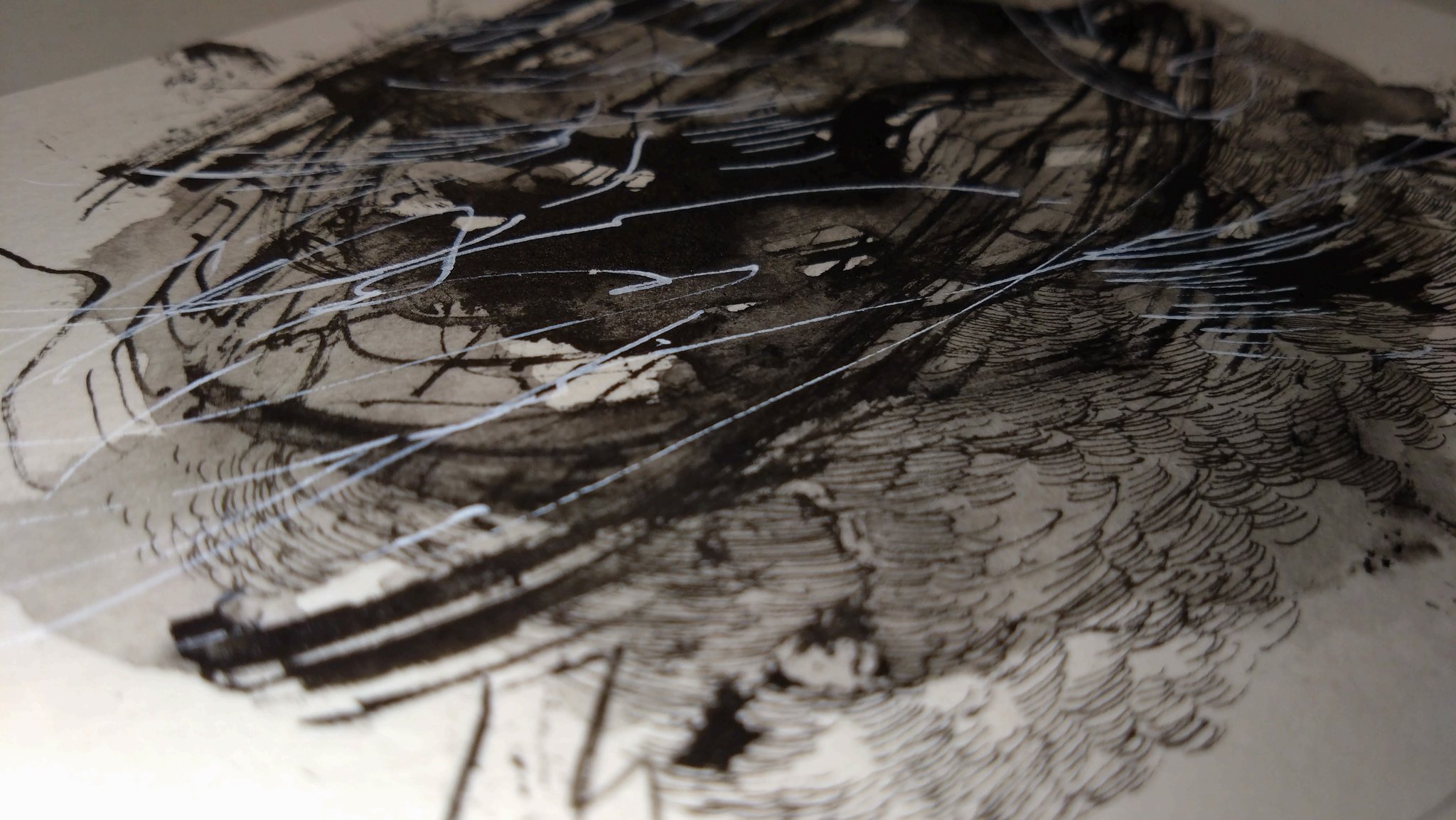 POURING ART タイトル \" the Pulsation \"（脈動 ）\" POURING ART タイトル 