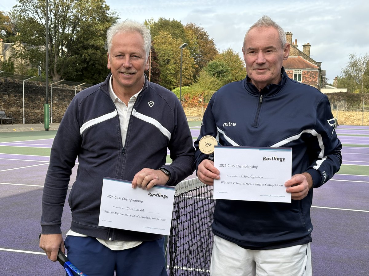 Rob took the Men's singles title in a tough three sets against James, while last year's runner up Wodu became our Women's singles champion in two sets against Mischa. Chris R came back from a set down to take the Veteran's Men's singles title with Chris S as runner up.