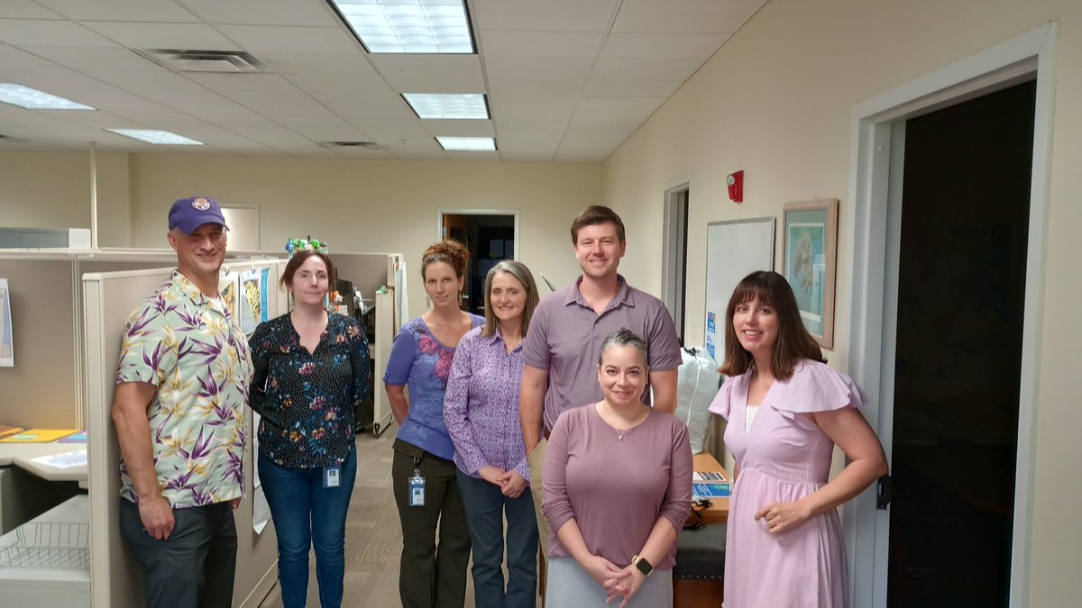 Our Elections Office proudly joined fellow county departments today in wearing purple to honor Emily Adkins, the late daughter of Supervisor of Elections Janet Adkins, and to recognize the Emily Adkins Family Protection Act.