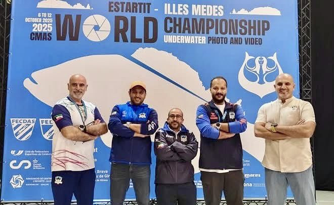 منتخبنا الوطني للتصوير تحت الماء المشارك في بطولة العالم للتصوير تحت الماء المقامة في مملكة اسبانيا مدينة جيرونا - ليستارتيت خلال الفترة  من ٦ - ١٢ أكتوبر ٢٠٢٥
كل التوفيق لأبطالنا