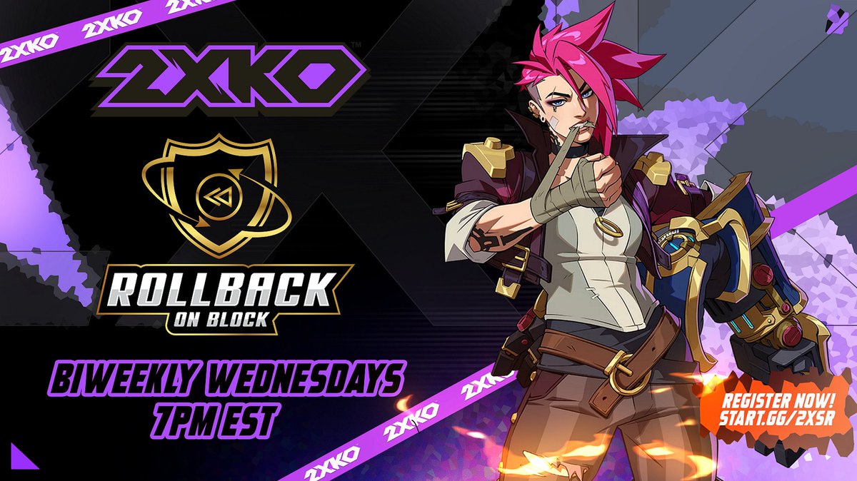 🎮Show off your early Teemo and Warwick tech Wednesday (Oct 8th)🎮

Rollback on Block #3: Solo/Duo (Mixed Mode)
•    Registration ends 6:00pm (EST)
•    Check in starts on start.gg 6:55pm (EST)
•    Tournament begins: 7:00pm (EST)

Anyone NA can join us! #2XKO