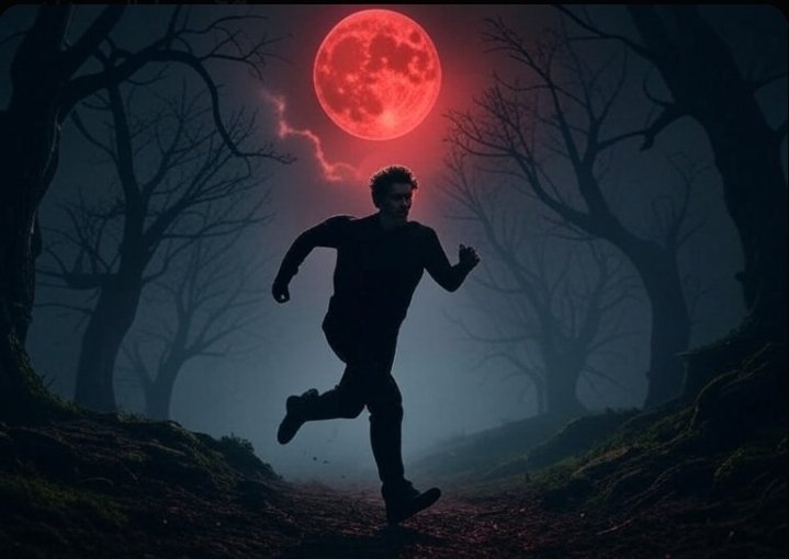 samurai_rogue1's tweet image. One wrong turn,
No way back.
You only live once
In this witch’s trap.

Caption: “ Run—a chase through shadows and cursed nights. Join the hunt. #PoetryThread #DarkPoetry #WritingCommunity [1/4]”
A thread