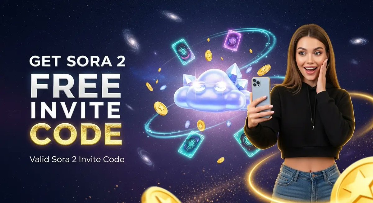 VeoPrompt's tweet image. ⚡ Don’t wait for Sora 2 access.

15 valid, free invite codes that really work. Unlock OpenAI’s AI video tool today.

🔥 Just do this
✔️ Like
✔️ Repost
✔️ Follow
✔️ Comment “Sora” code comes to your inbox.

newsiq.us/how-to-get-fre…