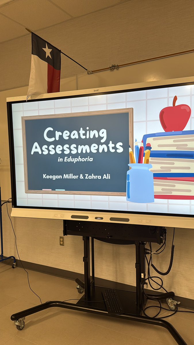 Kicking off our PD in a Pinch Series starting with <a href="/eduphoria/">Eduphoria! Inc.</a> training on how to create assessments! So excited to start this with Mrs. Miller! <a href="/LoveAndMath83/">Keegan Miller</a> <a href="/MYE_Leopards/">Malala Elementary</a>