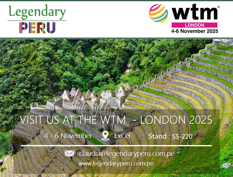 LegendaryPeru's tweet photo. Come and visit us at the WTM this November in London to show you our wonderful country!!! Perú, where you will find what you are looking for 📷📷📷
Legendary Peru Tour Operator
World Travel Market - WTM London
#peru #leisuretravel #LuxuryTravel #tailormadetravel #wtmlondon2025 https://t.co/G9W8hkFGMO