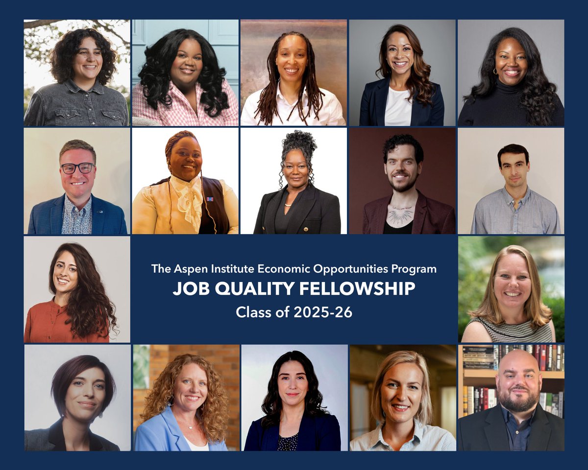 The Aspen Institute Economic Opportunities Program tweet media