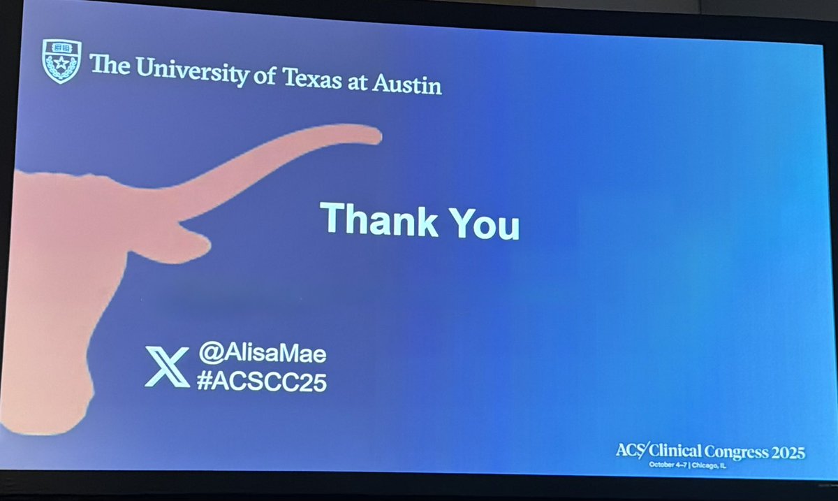 alisamae's tweet photo. I’ve been attending @AmCollSurgeons clinical congress as a yearly event since 2012 when I was a resident. I have represented UCSD &amp; then Johns Hopkins. So excited to attend my first clinical congress representing @uthealthaustin &amp; @DellMedSchool. 

#nextchapter
#ACSCC2025 https://t.co/dXIVz50w5q
