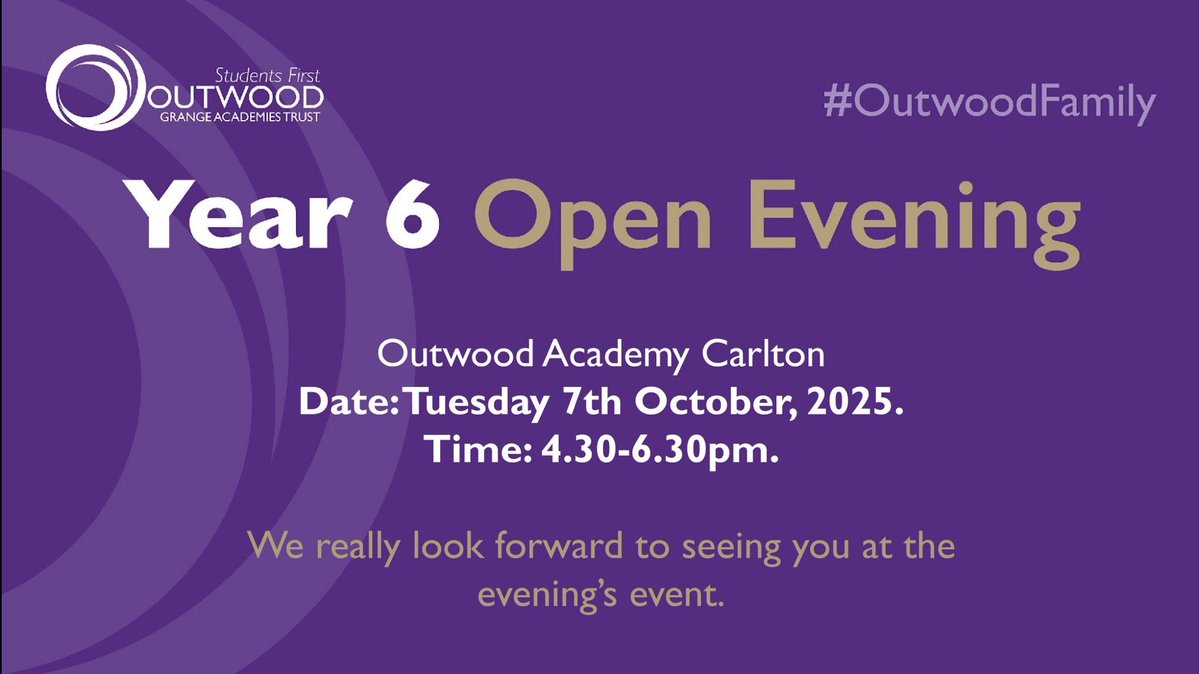 OACarlton's tweet image. We can&apos;t wait to meet Y6 children and families tomorrow. 

#Transition #Community