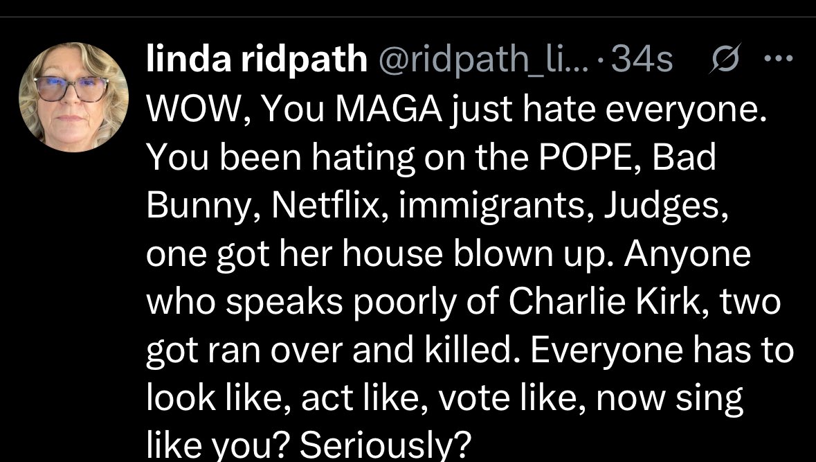 linda ridpath tweet media