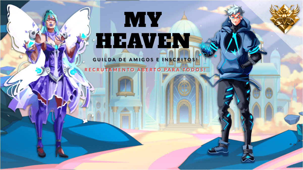 Sempre me perguntam sobre o recrutamento, My Heaven é uma guilda de inscritos, se você acompanha o trabalho do <a href="/Maicompdr_YT/">Maicompdr</a> e gostaria de fazer parte do grupo, é só colar, você pode convidar quem quiser, nós fazemos o gerenciamento de acordo com a atividade individual de todos.
