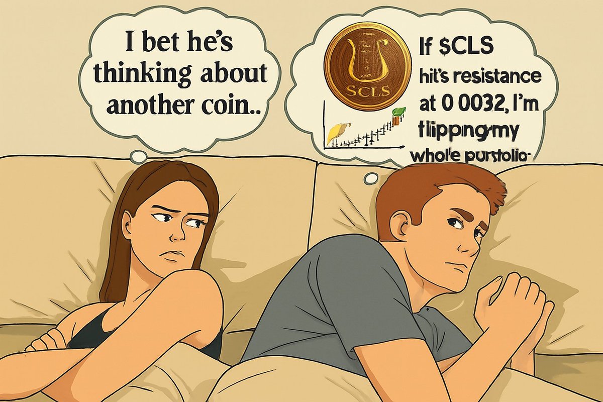 Autonomousweb3's tweet image. A playful twist on the classic meme format highlighting the true obsession: $CLASSIC and market moves over romance.