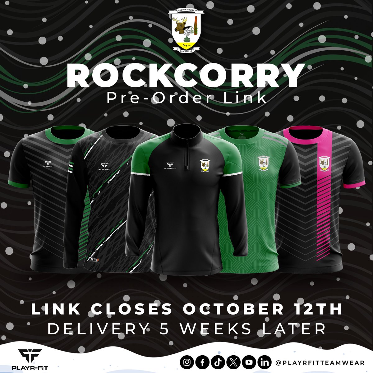 Hi everyone, I know, I know… don’t shoot the messenger, but yep, it’s that time again! The Playr-fit Christmas order is now LIVE and only open for one week.

Whether you're shopping for a proud club supporter or treating yourself, now’s the moment to grab some top-quality