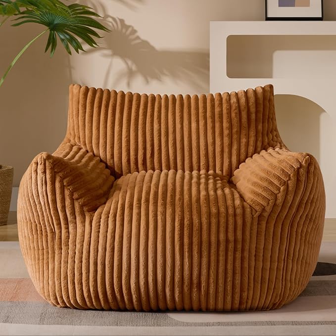 dokunbam's tweet photo. Giant Plush Bean Bag Chair for Adults - Cozy Orange Lounge Chair 

Filled with high-resilience shredded foam for ultimate comfort
Supports up to 400 lbs, perfect for adults and teens
Durable corduroy fabric with reinforced stitching
https://t.co/UXA6SX9sjJ https://t.co/ktyqQnEURS
