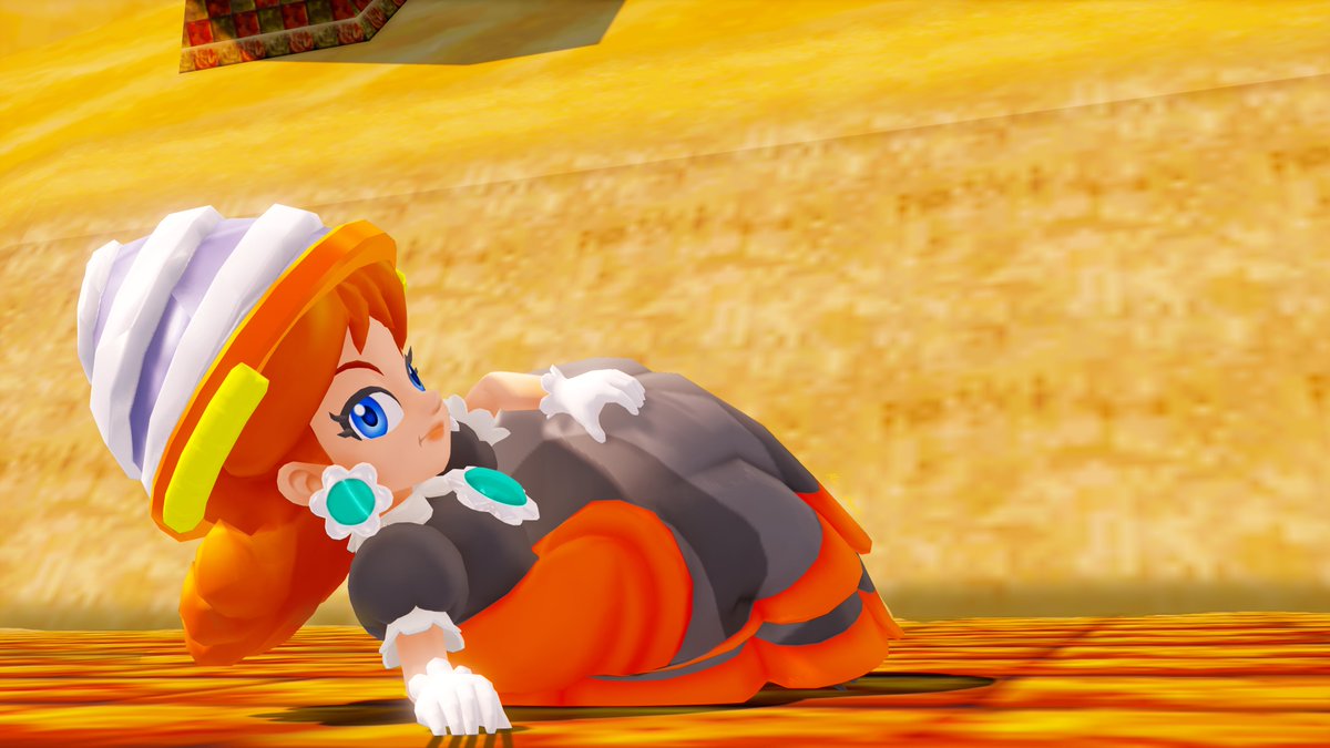 Daisy's in a dangerous spot, sliding down to the quicksand, if the