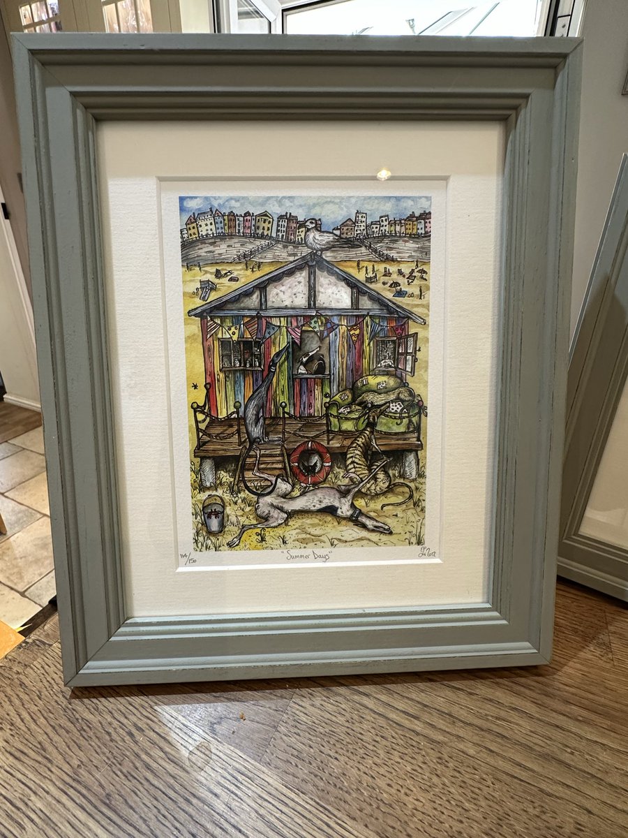 dbathgate1's tweet photo. @almostanangel66 I’ve just had two of your beautiful prints framed and hung in my newly painted hallway! https://t.co/Q9uV78vRk4