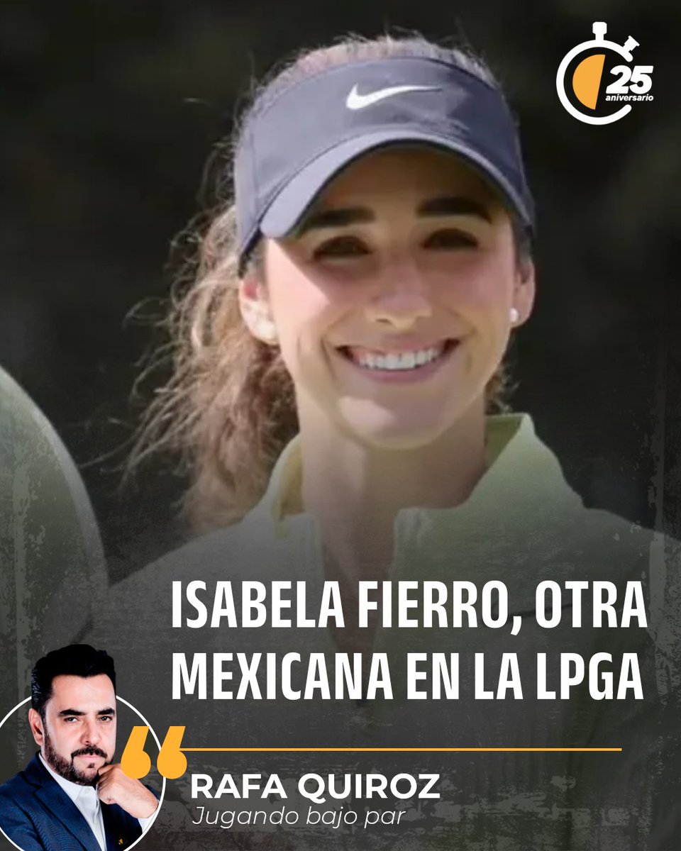 #JugandoBajoPar | "Gran semana la que tuvo la mexicana Isabela Fierro en el Epson Tour Championship at Indian Wells que marca el final de la temporada 2025 del Epson Tour, que es la gira de ascenso hacia la LPGA"
bit.ly/3KH74l4
La columna de <a href="/WIPAQ/">RAFA QUIROZ</a>