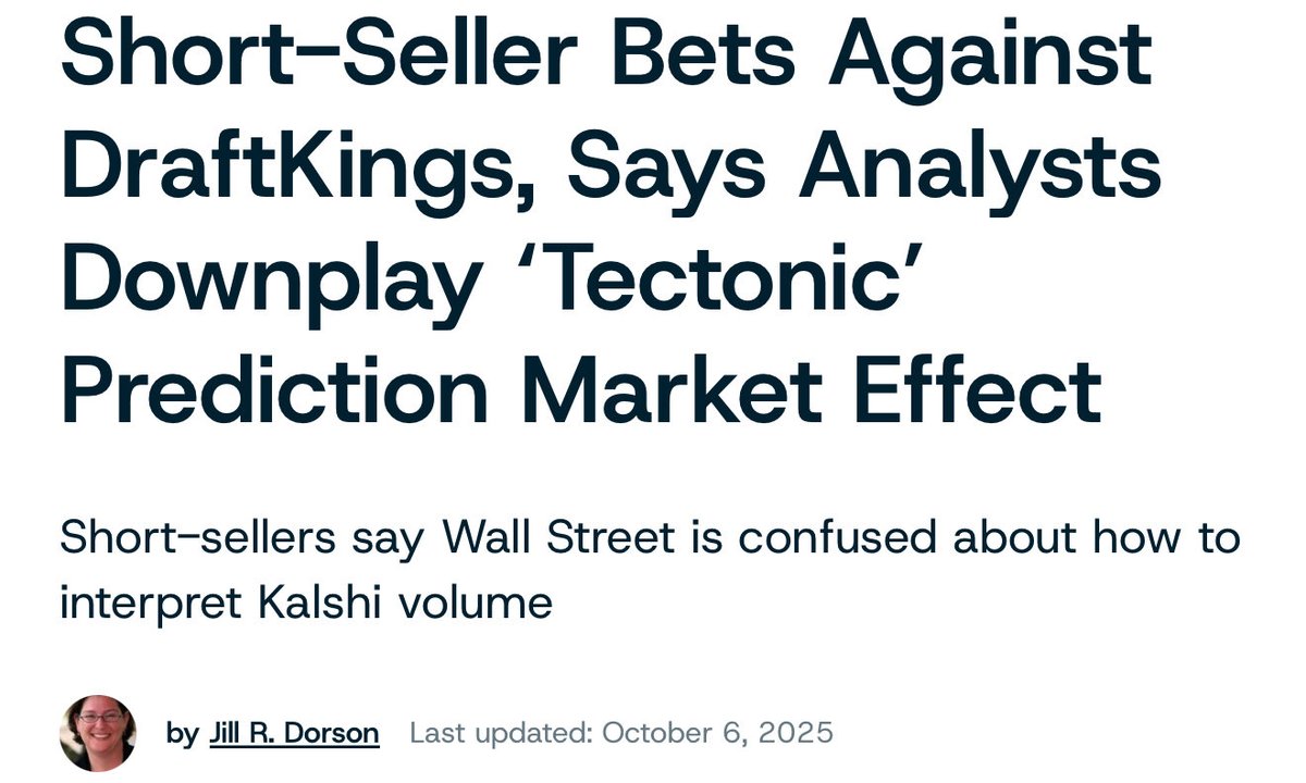 All these stock analysts arguing about handle calcs at Kalshi — not one of them is actually talking to the player community. 

If they did, they’d see this is a real problem for DKNG and Flutter.

➡️ ingame.com/spruce-point-d…

Via Jill Dorson // <a href="/InGameHQ/">InGame</a>