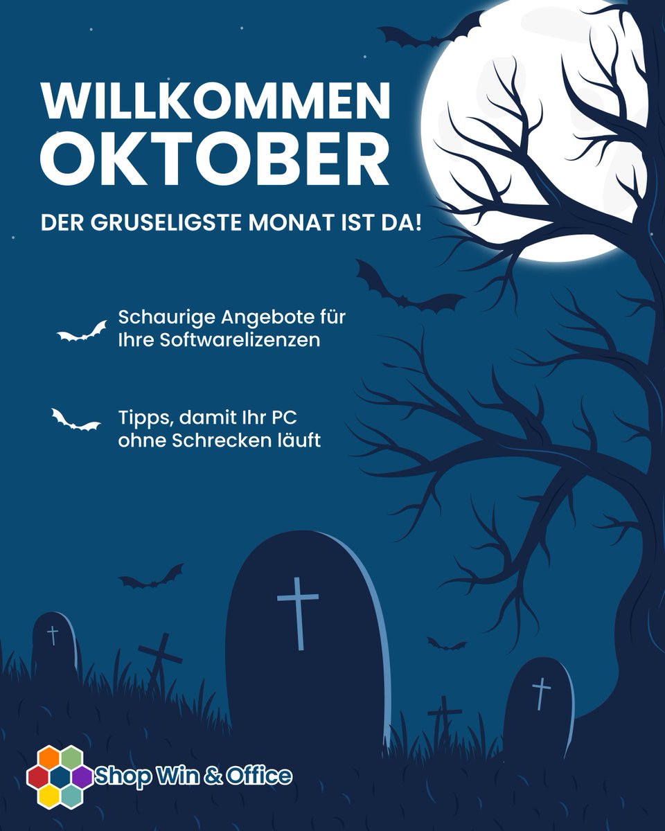 👻 Der Oktober ist da, und wir haben gruselige Überraschungen für dich vorbereitet!
🕸️ Liken, wenn du dich traust!
🔗Link von unserem Shop winandoffice.com
#winandoffice #technology #Microsoft #promotions #angebot #offers #windows