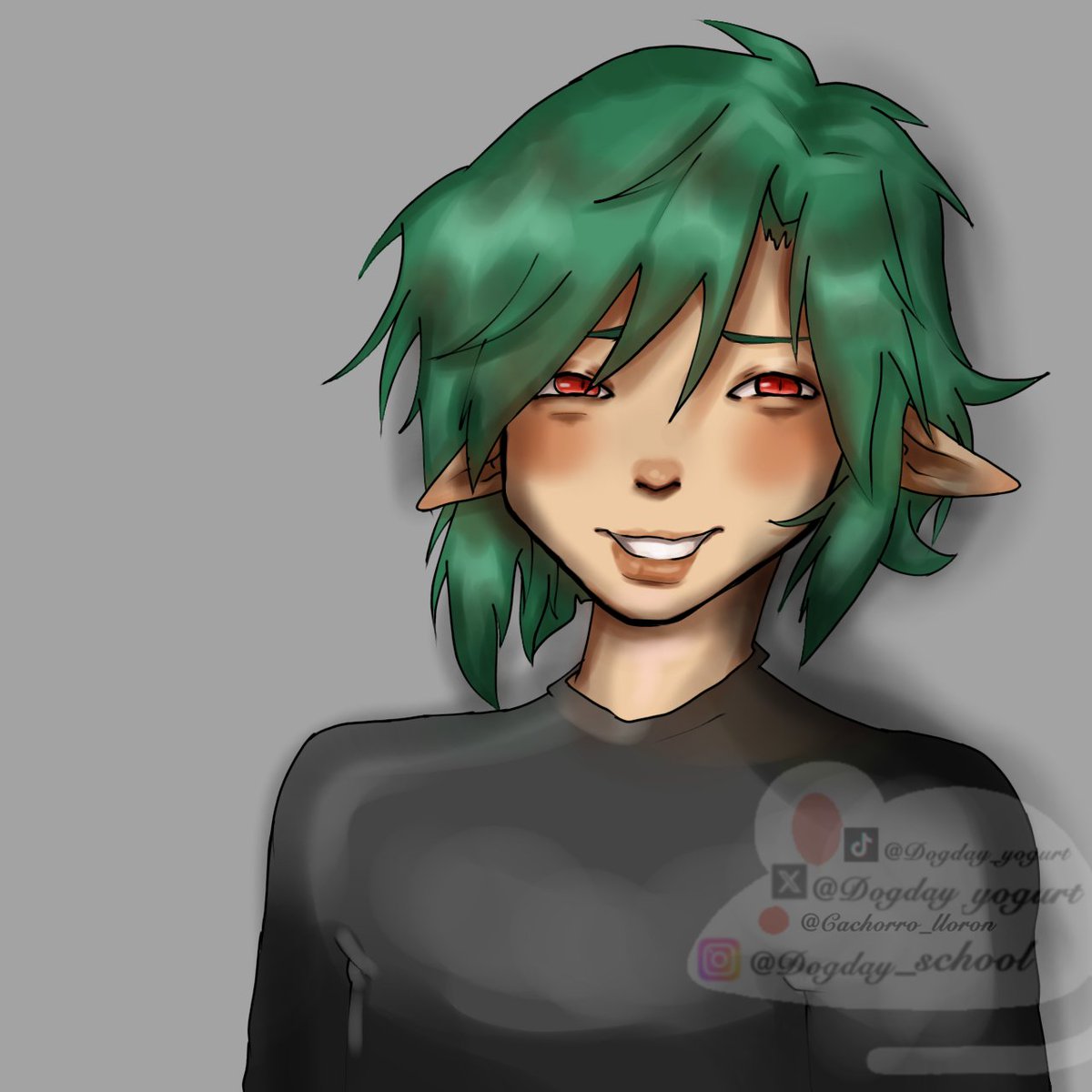 Cachorro_lloron's tweet image. #digitalart #dibujos #dibujodigital #originalcharacter #ibispaint 
Jinode otra vez :3