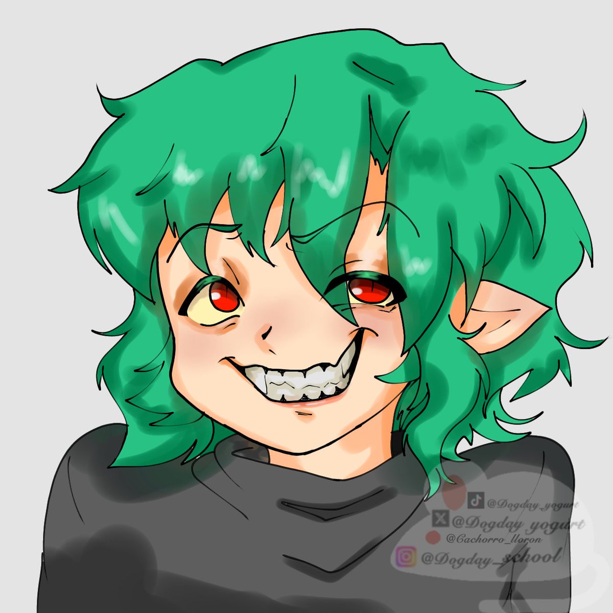 Cachorro_lloron's tweet image. #digitalart #dibujos #dibujodigital #originalcharacter #ibispaint 
Jinode otra vez :3