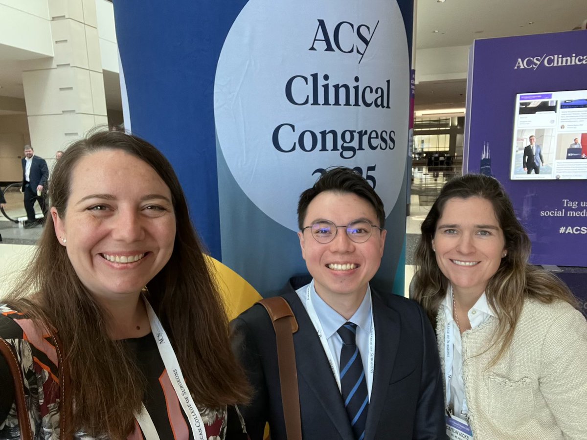 Amazing talk by <a href="/andrewyhwu/">Andrew Wu, MD</a> at #ACS2025 highlighting results from our <a href="/NIDDKgov/">NIDDK</a>-funded RCT comparing remote wound monitoring vs standard care for lower extremity wounds. So lucky to borrow him from <a href="/albanymedsurg/">Albany Med Surgery</a> for his research years! <a href="/JHUWelchCenter/">JHU Welch Center</a> <a href="/AmCollSurgeons/">American College of Surgeons</a>