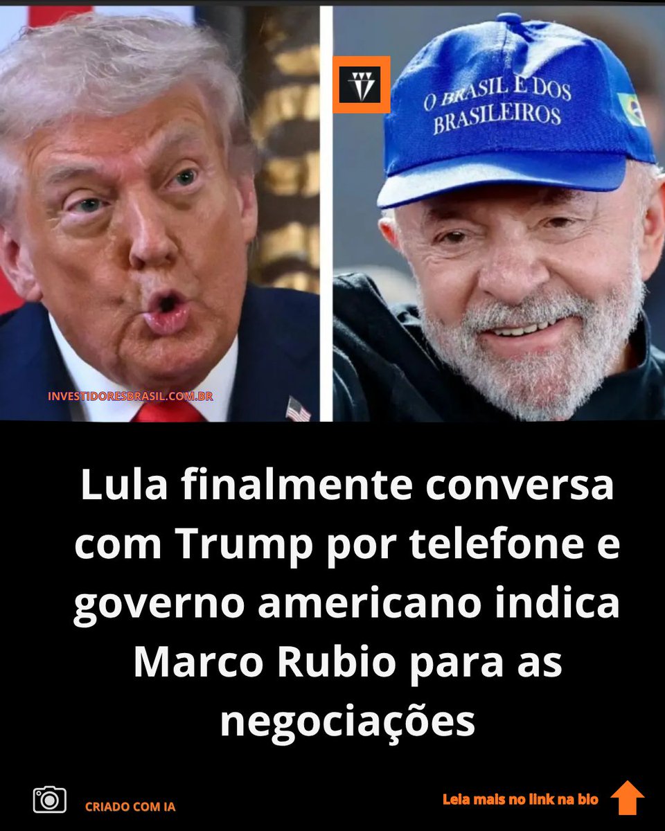 InvestidoresO's tweet image. O presidente Luiz Inácio Lula da Silva (PT) finalmente criou coragem e realizou, na manhã desta segunda-feira (6 de outubro de 2025), uma videoconferência com
#exportação #dinheiro #tarifaço #soberania  #diplomacia

investidoresbrasil.com.br/lula-conversa-…