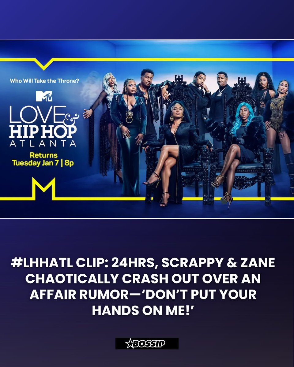 Bossip's tweet image. We’ve got a clip from Tuesday’s all-new episode of #LHHATL, featuring 24Hrs, Scrappy, and Lil Zane chaotically crashing out in Puerto Rico.  bit.ly/479UGCW

More on BOSSIP.com

📷: Courtesy / Paramount