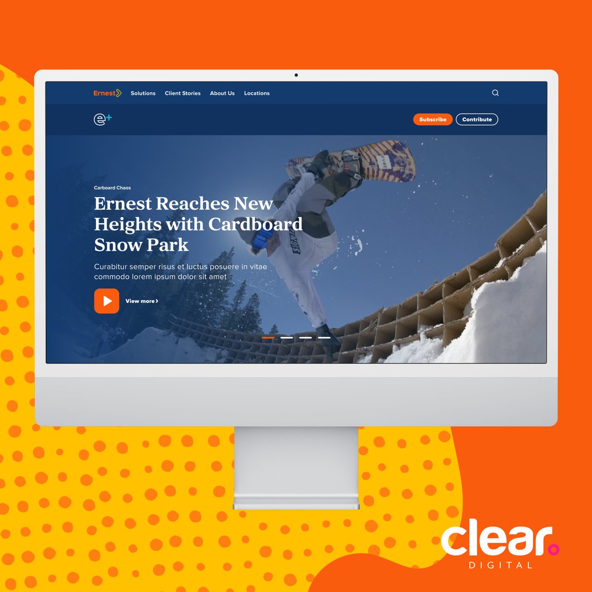 cleardigitalinc's tweet image. Double Platinum win! 🏆We’re proud to share that our Ernest Packaging website redesign has won Platinum in TWO categories at the DotComm Awards!

Huge thanks to our amazing team and partners who brought this ambitious vision to life.

#DotCommAwards #WebsiteRedesign