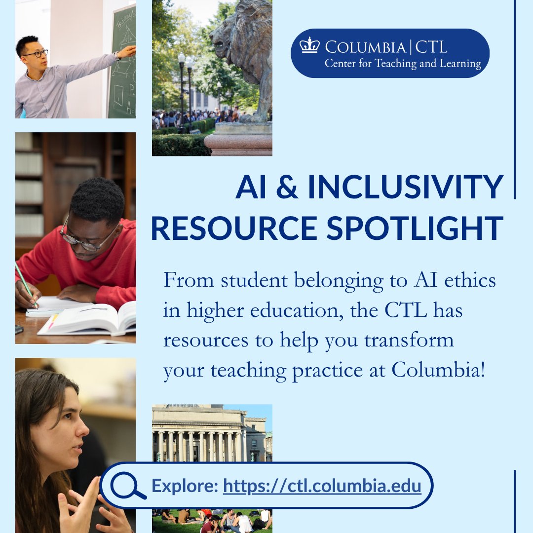 ColumbiaCTL's tweet image. 🤝 Small changes, big impact: Our new belonging resource shows how simple interventions—from warm syllabus language to "wise feedback"—can dramatically improve student engagement, motivation, and success. #Belonging #InclusiveTeaching @Columbia edblogs.columbia.edu/ctl3/resources…
