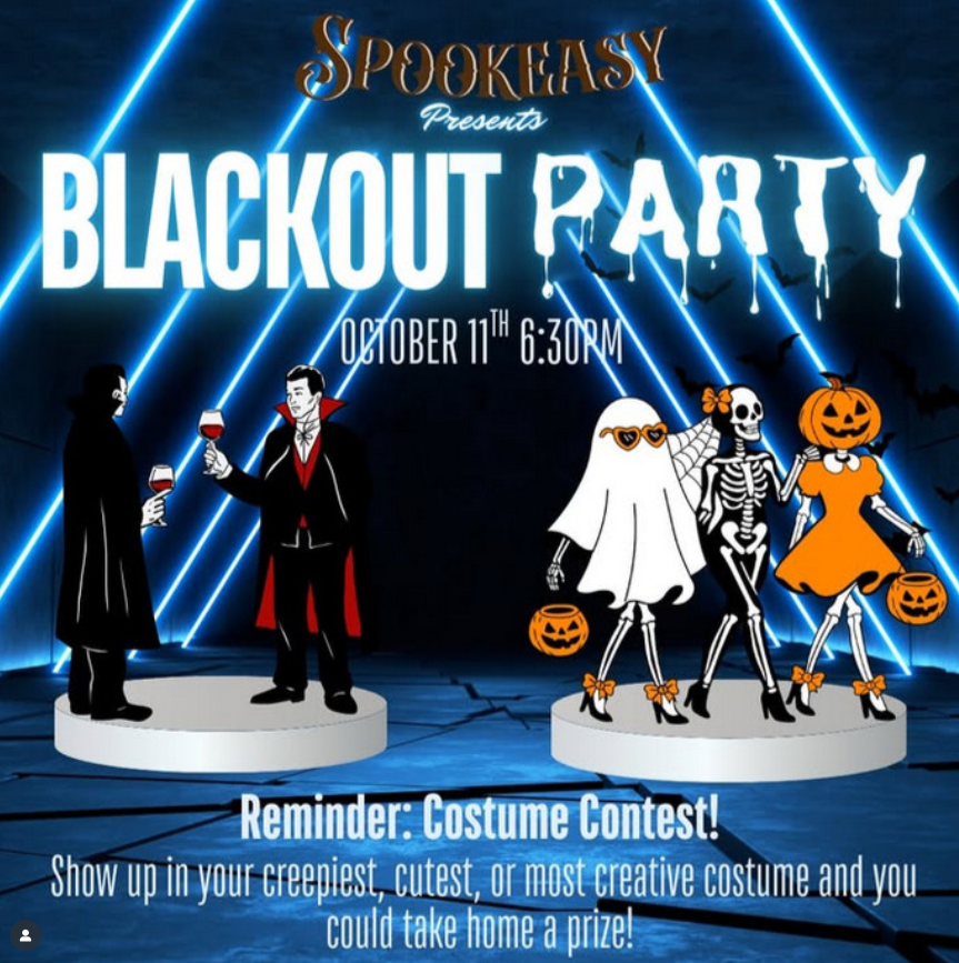 SDgiving's tweet photo. Join us for Spookeasy: Blackout Party, a Halloween celebration featuring blacklight décor, a DJ, costume contest, scavenger hunt, food, drinks, and an exclusive cigar bar.   

Support St. Madeleine Sophie’s Center with a night of spooky fun and good vibes!
https://t.co/mABkspegUo https://t.co/Y2tb8wjS4g