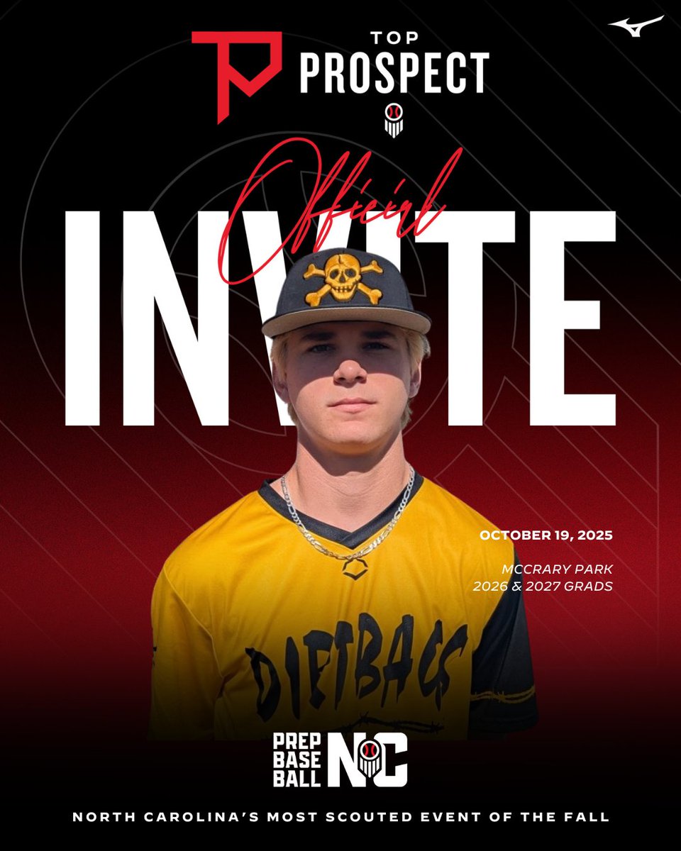 PrepBaseballNC's tweet photo. 🚨 Invites Accepted
Alex Caldwell | Davis Brinson | Sheldon Brown | Tommy Collins

These players from the class of '26 & '27 will be joining Prep Baseball at our 2025 Upperclass Top Prospect Games. Stay tuned for more names to be announced 😎 #FallTPG25 #BeSeen

Request Your Invite -- Limited Slots Available:  https://t.co/fOgjwj9pnf