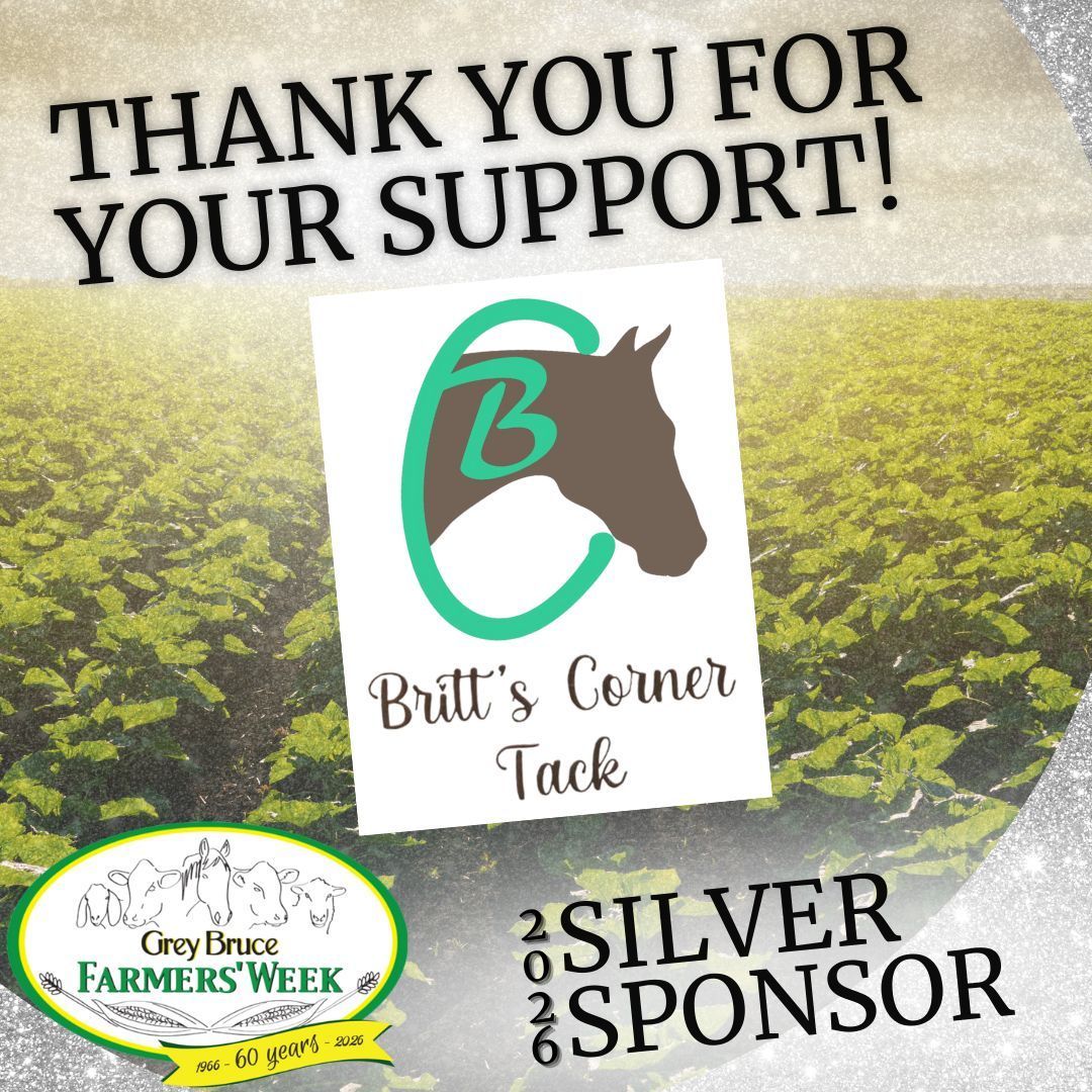 🐎 Thank you to Britt’s Corner Tack Inc. for their Silver Sponsorship of Horse Day at #GBFW2026! Based in Arthur, ON, Britt’s Corner Tack provides quality western tack, saddles, fittings, and more—both in store and online at brittscornertack.com
.#horses #horseriding #farm