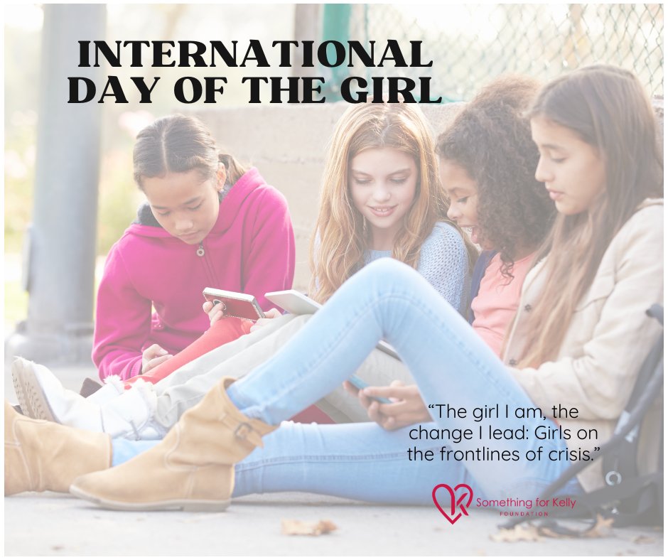 Something4Kelly's tweet image. From advocating for #mentalhealth awareness to breaking the stigma around eating disorders, girls everywhere are leading with courage and compassion. Their voices remind us that healing, hope, and change begin when we listenโand when we act.
#DayOfTheGirl #SomethingForKelly