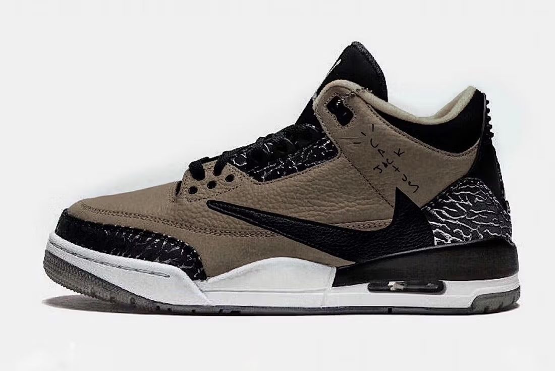 JustFreshKicks's tweet image. A Travis Scott x Air Jordan 3 is rumored to be in production 👀🌵