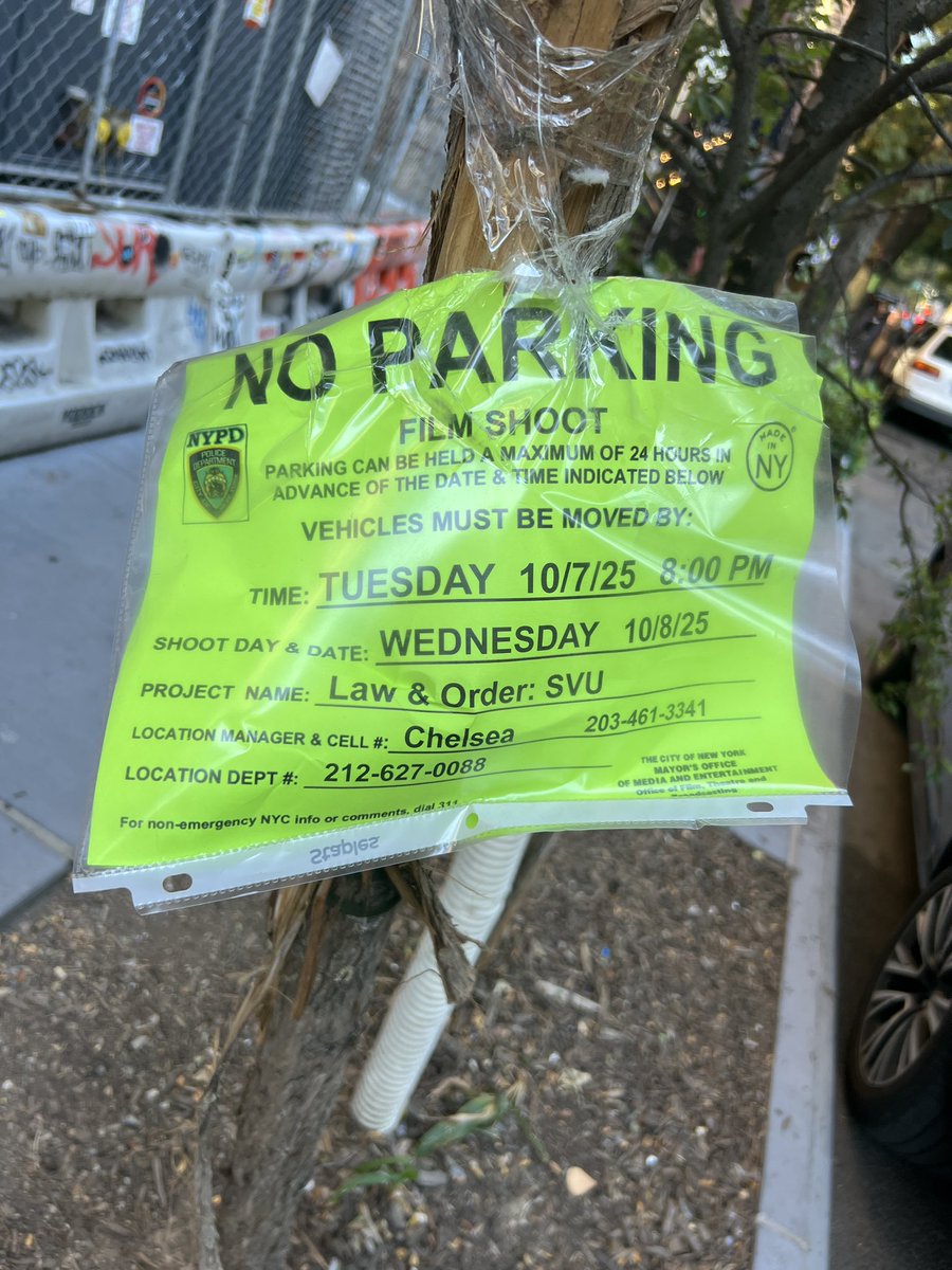 OrpheumSunsets's tweet image. @olv Law and Order: SVU filming in the east village this week. On 8th, between 2nd and 3rd.
