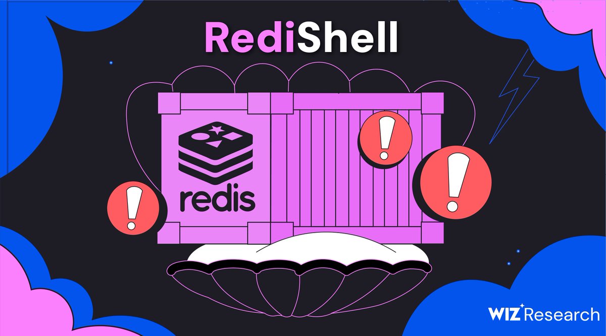 wiz_io's tweet image. 💥 Wiz Research has uncovered a critical Redis vulnerability that's been hiding for 13 years
We found RediShell (CVE-2025-49844): an RCE bug in Redis that affects every version of Redis out there. It's rated CVSS 10 - the highest severity possible.
The vulnerability lets…