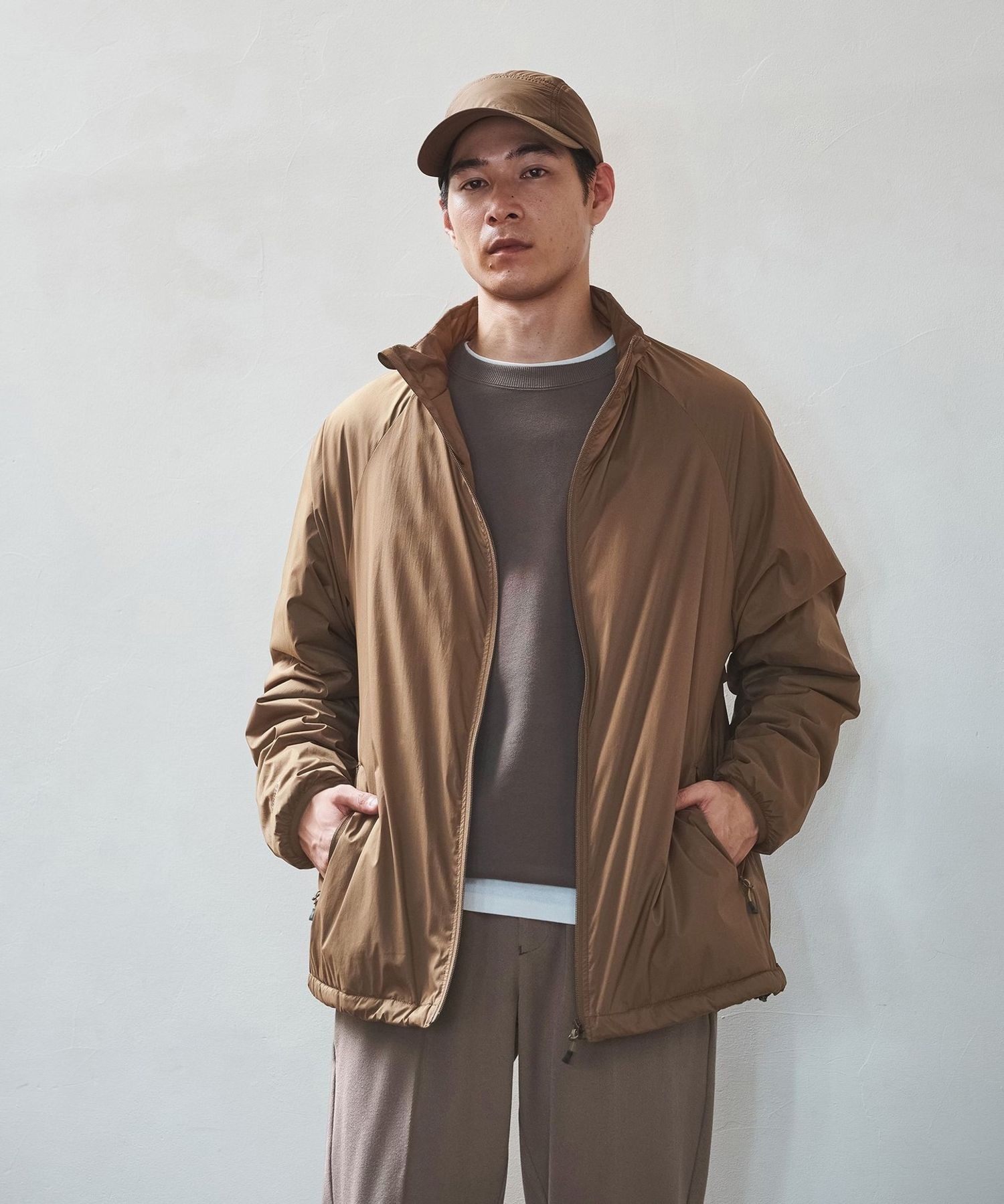 green label relaxing バルーンスリーブブルゾン size SHORTあり］バルーンスリーブ ブルゾン